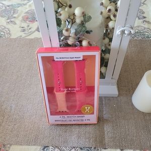 Isaac Mizrahi 2 pk watch band for Apple watch